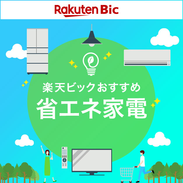 楽天ビックおすすめ省エネ家電